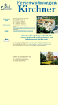 Mobile Screenshot of ferienwohnungen-kirchner.de